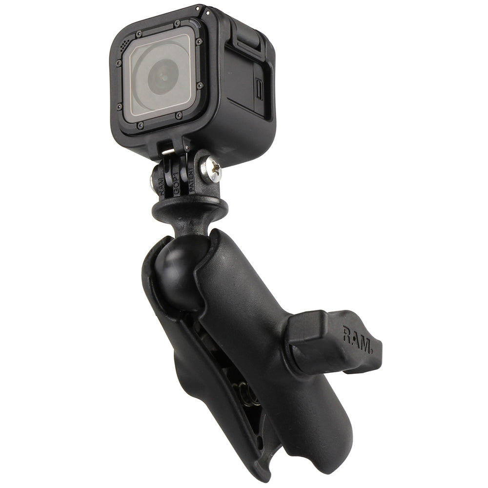 RAM Mount GoPro Hero Adapter with Double Socket Arm Nibrico Marine